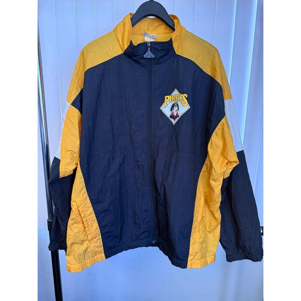 Vintage 90’s Pittsburgh Pirates  Apex One Windbreaker Jacket Size XL *Read*